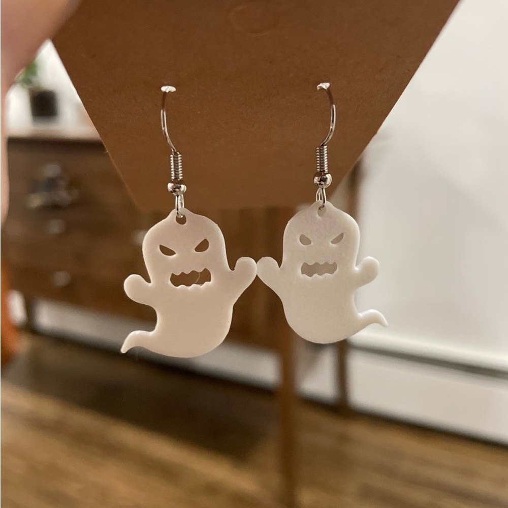 Ghost earrings - Picture 5 of 6